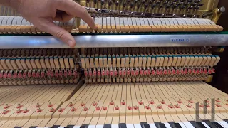 Correcting Hammer Alignment of Yamaha Console Piano