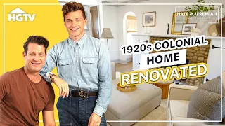 Crumbling 1920s Colonial Home Given Rejuvenating Renovation |The Nate & Jeremiah Home Project | HGTV