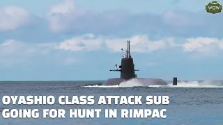JMSDF Oyashio class attack submarine in RIMPAC.