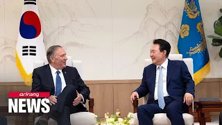 Yoon meets Trump's fmr. top diplomat Pompeo requesting for continued interest and role