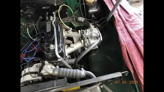 MGB with Weber DCOE and Long Branch Manifold