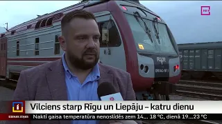 Vilciens starp Rīgu un Liepāju – katru dienu