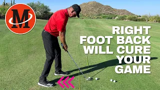 Right Foot Back Drill To Cure Your Game // Malaska Golf