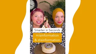 What’s the difference between misinformation and disinformation? #SmarterInSeconds #Shorts