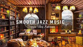 Stress Relief with Smooth Jazz Music ☕ Relaxing Jazz Instrumental Music in Cozy Coffee Shop Ambience