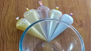 Sliver & Golden Making Highlighted Painted Slime With Piping Bags Satisfying Video By Tena Slime