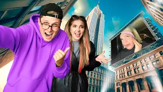 BROMA PESADA 😱 PUSE LA FOTO DE DAYANARA EN NUEVA YORK?! 😳😱😎 *casi terminamos*