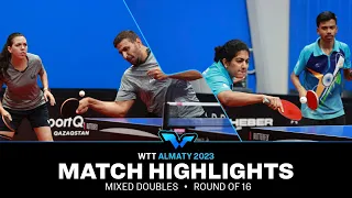 Yousra H./Khalid A. vs Swastika G./Anirban G. | XD R16 | WTT Contender Almaty 2023