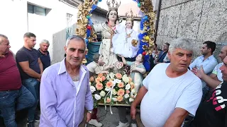 Ragonà MARIA SS.MA DEI POVERI festa 2023. Uscita processione diurna. 3/4