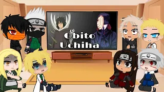 Hokages + Obito reagindo ao Obito