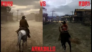 Red Dead Redemption VS Red Dead Redemption 2 - Armadillo (Graphics Comparison)