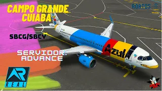 ✈️ AO VIVO REAL FLIGHT SIMULATOR -CAMPO GRANDE/CUIABA A320neo AZUL PATO DONALD #realflight   #rfs