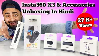 Insta360 X3 Unboxing And Setup | Best Action Camera 2024 |  Insta360 X3 Accessories |  || PMT