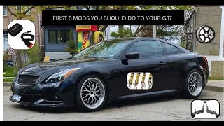 FIRST 5 MODS YOU SHOULD DO TO YOUR G37👌🏾