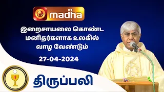 🔴27 APRIL 2024 Holy Mass in Tamil 06:00 PM (Evening Mass) | Madha TV