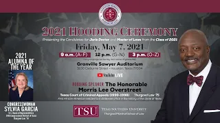 Thurgood Law - 2021 Hooding Ceremony (A-F)