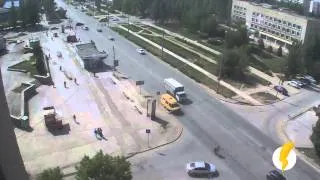 ДТП (сбит пешеход) ул. Мира - ул. Оломоуцкая 14-05-2014 10:18