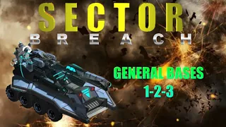 War Commander Sector Breach event General bases 1-2-3 Free Repair .