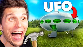 Ich baue ein Haus aus einem abgestürzten UFO | House Builder