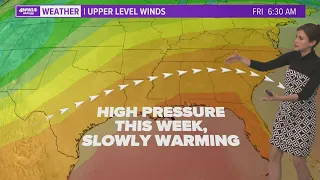 Enjoy pleasant weather this week as we slowly warm up