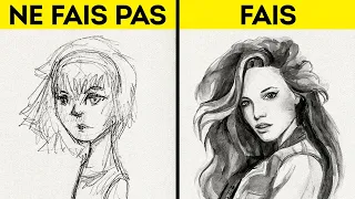 MEILLEURES ASTUCES D'ART ET TECHNIQUES DE DESSINS POUR LES DÉBUTANTS