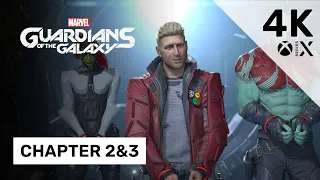 Chapter 2 & 3 | Marvel's Guardians of the Galaxy Walkthrough on Xbox Series X 4K 60 | No Commentary