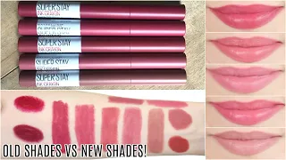 MAYBELLINE SuperStay Matte Ink Lip Crayon Lipstick Swatches & Review || Best Drugstore Lipsticks?