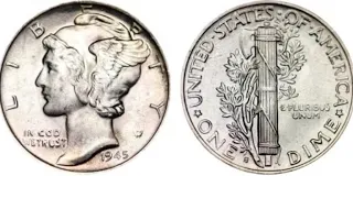 $10 ctvs de plata de 1945?🐲