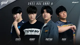 [ENG] 2021 GSL Season1 Code A Day3 + RO16 Group Nominations