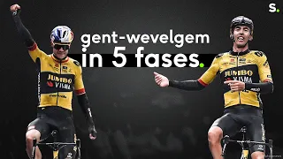 Hoe Wout van Aert de rode loper uitrolde voor Christophe Laporte in Gent-Wevelgem