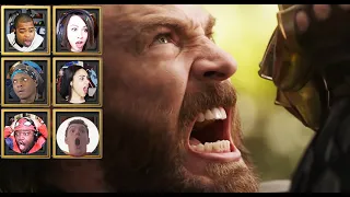 BEST REACTIONS . Captain America Confronts THANOS . Trailer The Avengers Infinity War (2018).
