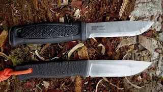 KNIFE OFF!  Mora Garberg vs Fallkniven F1