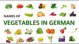 Vegetables in German by german learners