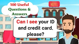 100 Questions & Answers Conversation At Hotel | Basic English Conversation | Learn English