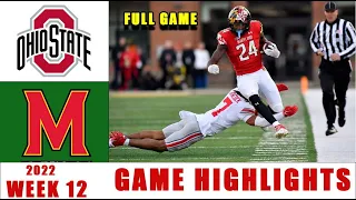 Ohio State vs Maryland FULL HIGHLIGHT | NCAAF 2022 | College Football Week 12