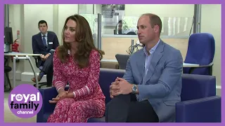 Kate and William meet job seekers and staff at London Bridge Jobcentre