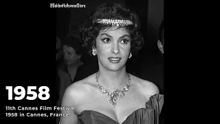 Gina Lollobrigida at Cannes Film Festival -a journey through time - Famous Italian Actress la Lollo