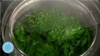 Blanching and Draining Spinach - Martha Stewart's Cooking School - Martha Stewart