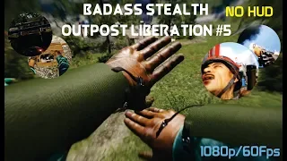 Far Cry 4 Badass Stealth Outpost Liberation #5 ( 1080p60Fps / No HUD )