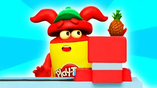 Play Doh Videos | Cash Register Chaos | Stop Motion | The Play-Doh Show