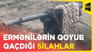 Ermənilər Ağdamın Qalayçılar kəndində silahlarını atıb qaçdılar