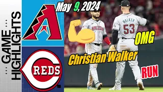 Cincinnati Reds vs D-backs [Highlights] May 9, 2024 | Reds take that lead back with 2 RUNS ✨