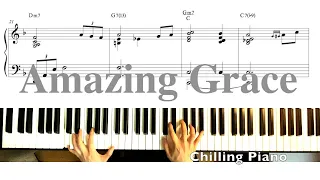 Amazing Grace - Piano- Sheet - Gospel Ver -CHILLING PIANO
