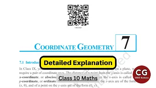 Coordinate Geometry (Chapter 7) Class 10 Full Chapter NCERT Explanation