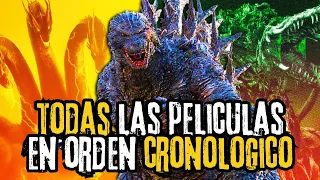 GODZILLA: CRONOLOGIA COMPLETA de Todas las ERAS | 35 PELICULAS