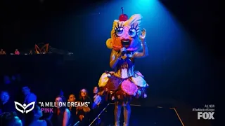 Banana Split Performs "A Million Dreams" By P!NK | Masked Singer | S6 E3