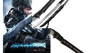 METAL GEAR RISING [RAIDENS HIGH FREQUENCY BLADE UNBOXING!!]