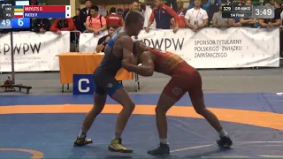 1/4 GR - 60 kg: O. VASYLETS (UKR) v. P. PIATEK (POL)