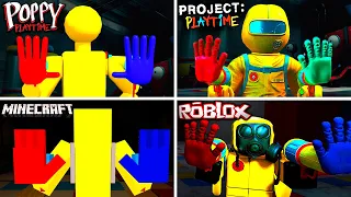 Poppy Playtime - Evolution of Player in all games Minecraft, Roblox, Project Playtime