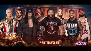 WWE2K24 | The Bloodline VS The Brothers Of Destruction VS The Usos VS Cody Rhodes & Shield Seth